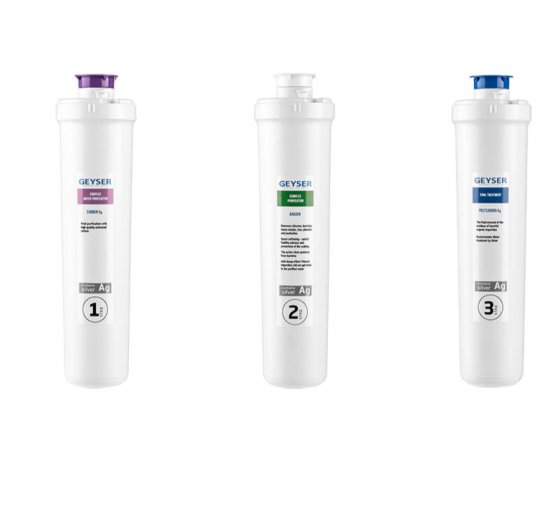 Комплект картриджей для фильтра Гейзер Смарт универсальный 10SL