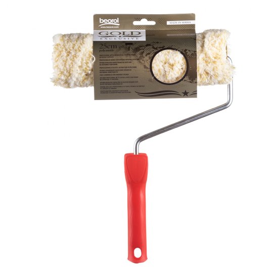 Валик полиамид 250 мм d45 мм ворс 20 мм для водной и алкидной основы с ручкой Beorol