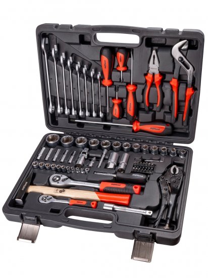 Набор инструментов универсальный AV Steel (AV-011072) (72 шт.)