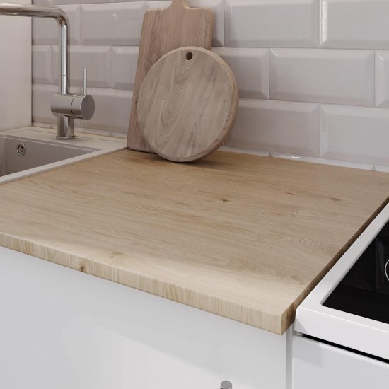 Столешница дуб сонома светлый 3000х600х38 мм ДСП