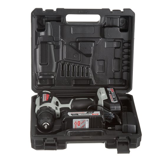 Дрель-шуруповерт аккумуляторная бесщеточная Интерскол ДА-10/18В 18 В 2 Ач Li-Ion 2 АКБ иЗУ (709.2.2.70)