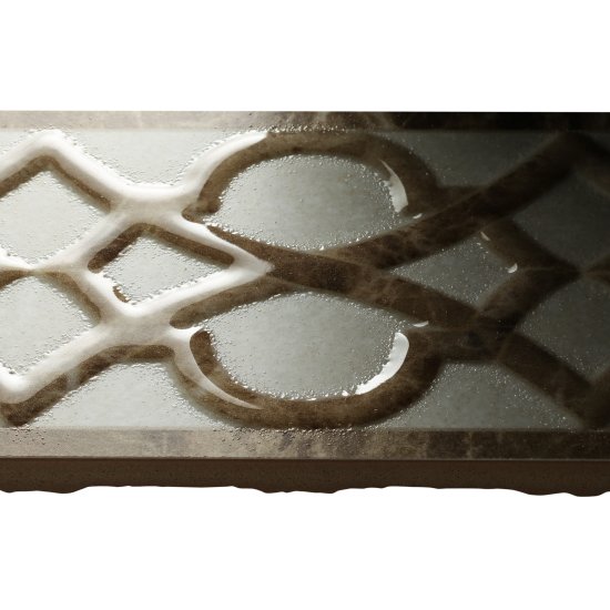 Плитка бордюр Unitile Глория бежевая 01 400х75х8 мм