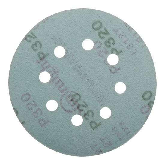 Диск шлифовальный Sunmight Film d125 мм P320 на липучку пленочная основа (5 шт.)