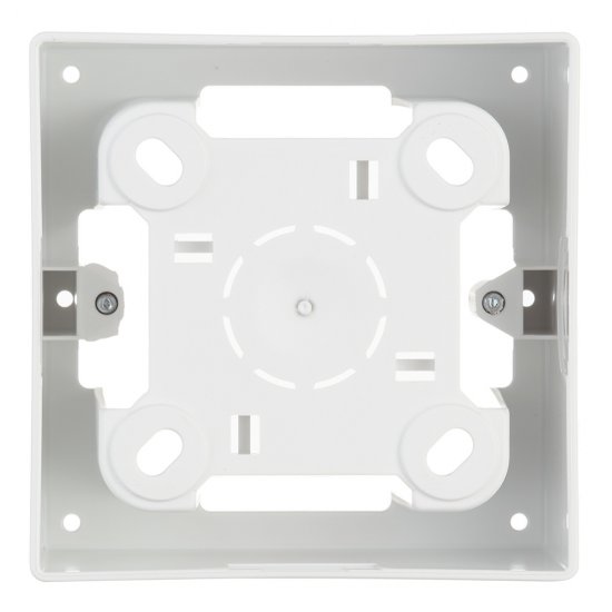 Коробка монтажная Simon 24 Harmonie одноместная накладная белая (2400751-030)