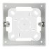 Коробка монтажная Simon 24 Harmonie одноместная накладная белая (2400751-030)