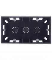 Коробка монтажная Simon 15 двухместная накладная графит (1590752-038)