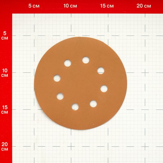 Диск шлифовальный Sunmight Gold d125 мм P500 на липучку бумажная основа (5 шт.)
