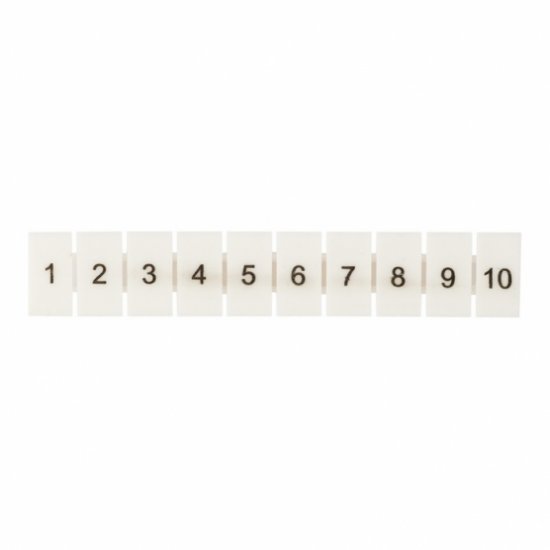 Маркеры для клемм JXB-ST 2,5 EKF PROxima с нумерацией 1-10 (100 шт.) (zb-st-2.5-1-10)