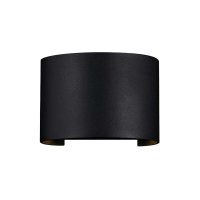 Светильник светодиодный садово-парковый настенный Outdoor Fulton черный 3000К 6 Вт IP54 (O573WL-L6B)
