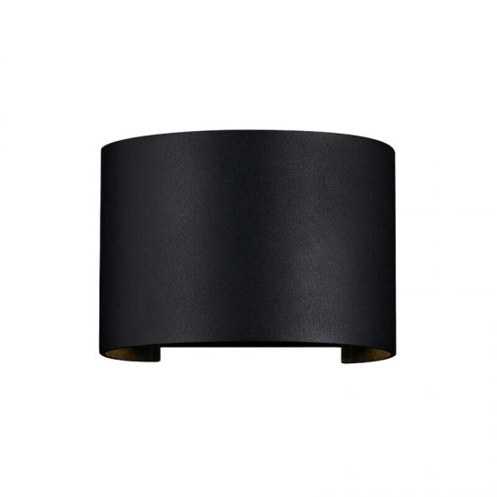 Светильник светодиодный садово-парковый настенный Outdoor Fulton черный 3000К 6 Вт IP54 (O573WL-L6B)