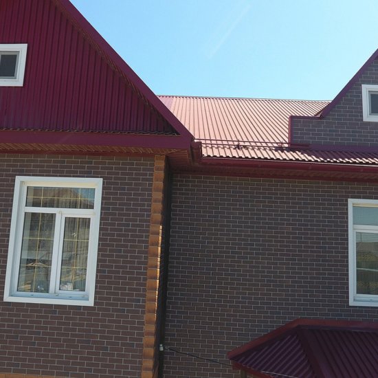 Панель фасадная Docke Berg 1015х434 мм коричневая