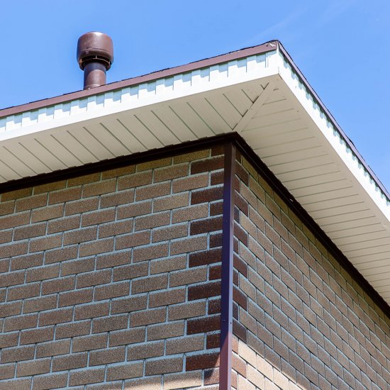 Панель фасадная гибкая Технониколь Hauberk 1000х250 мм кирпич античный 2 кв.м