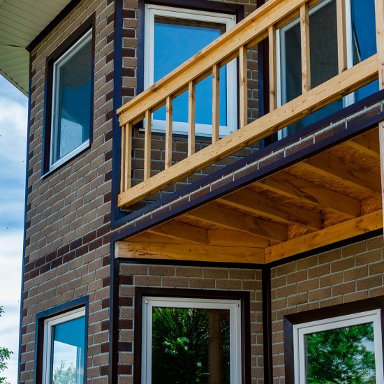 Панель фасадная гибкая Технониколь Hauberk 1000х250 мм кирпич античный 2 кв.м