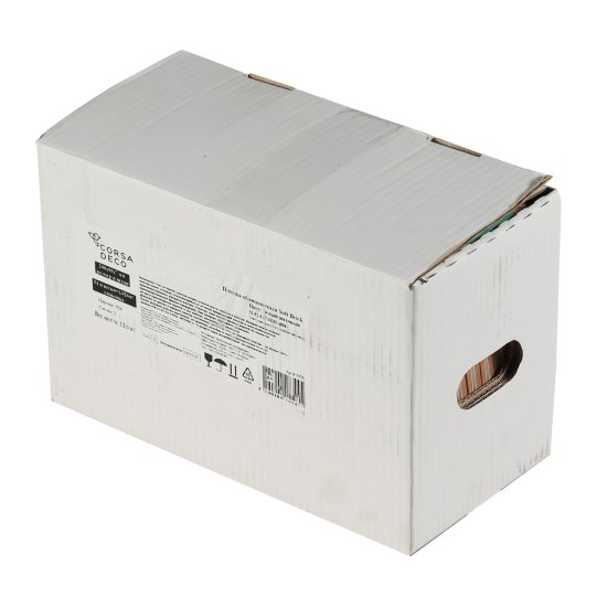 Плитка облицовочная Corsa Deco Soft Brick белая матовая 200х95х7 мм (54 шт.=1,026 кв.м)