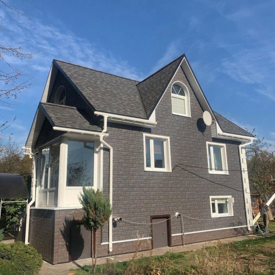 Угол наружный Docke Burg 472х145 мм темный