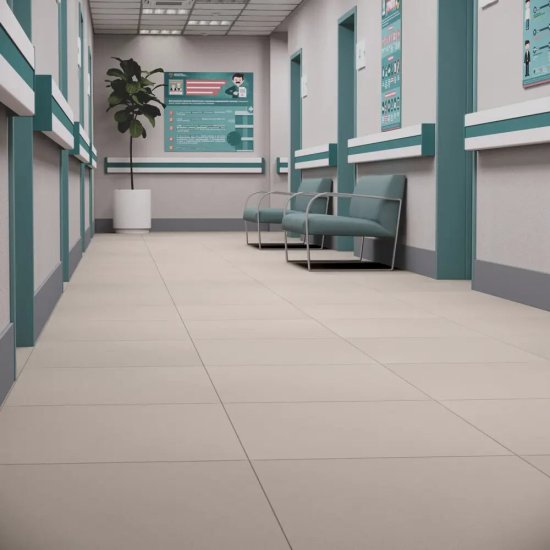 Керамогранит Estima Rainbow RW01 бело-бежевый матовый 600х600х10 мм (4 шт.=1,44 кв.м)