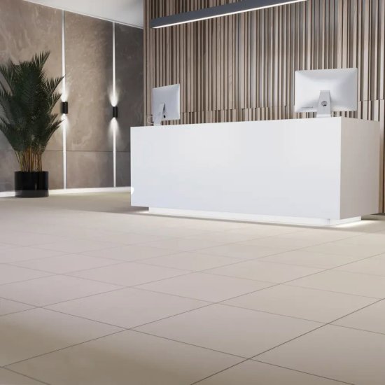 Керамогранит Estima Rainbow RW01 бело-бежевый матовый 600х600х10 мм (4 шт.=1,44 кв.м)