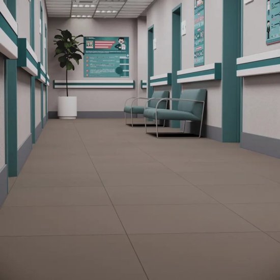 Керамогранит Estima Rainbow светло-серый матовый RW03 600х600х10 мм (4 шт.=1,44 кв.м)