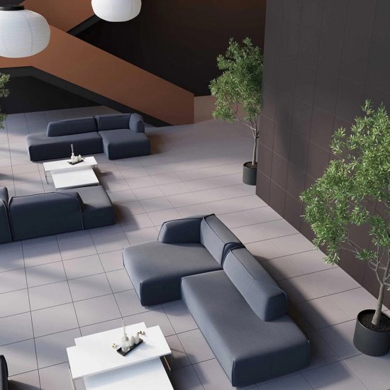 Керамогранит Estima Rainbow темно-серый RW034 матовый 600х600х10 мм (4 шт.=1,44 кв.м)