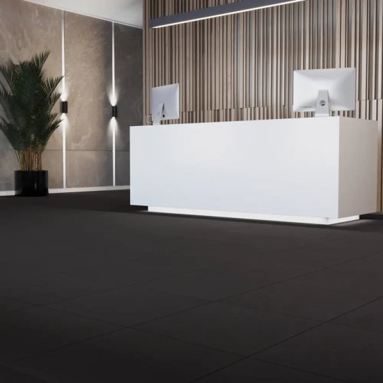 Керамогранит Estima Rainbow темно-серый RW034 матовый 600х600х10 мм (4 шт.=1,44 кв.м)