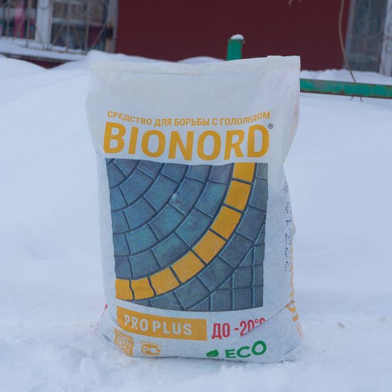 Реагент противогололедный Bionord Pro Plus -20 °С 23 кг
