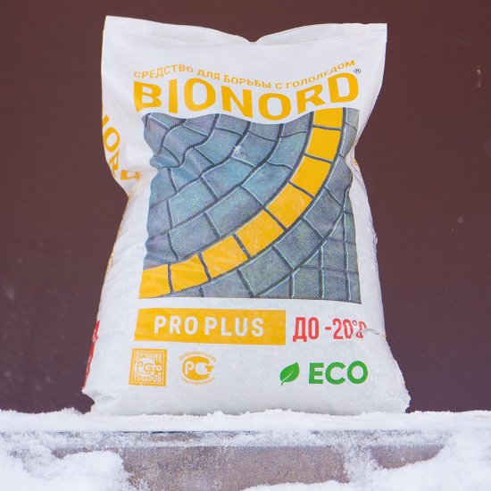 Реагент противогололедный Bionord Pro Plus -20 °С 23 кг