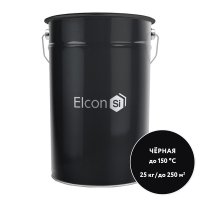 Эмаль антикоррозионная Elcon ОС-12-03 черная матовая 25 кг
