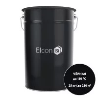 Эмаль антикоррозионная Elcon ОС-12-03 черная матовая 25 кг