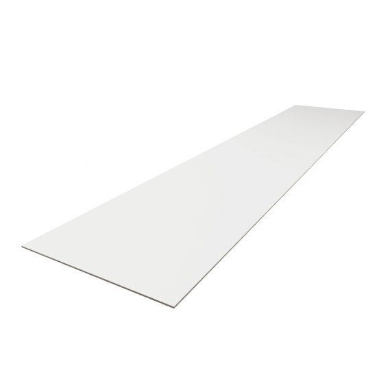 Панель стеновая ДСП для кухни 3000х600х4,5 мм 1111/s white