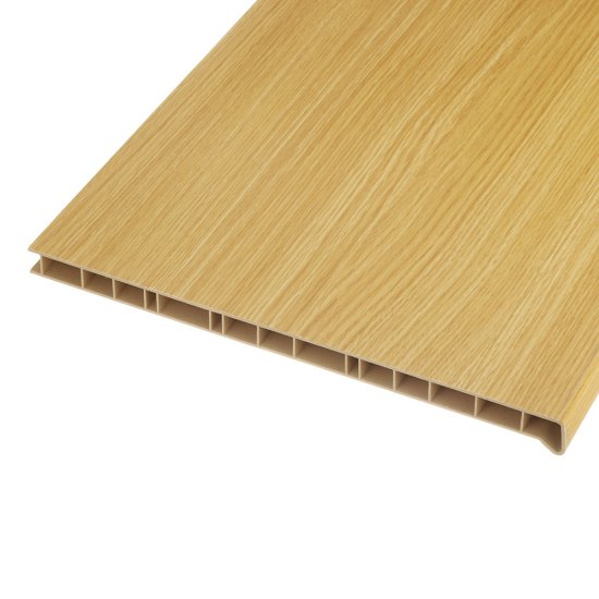 Подоконник ПВХ Moeller LD-S 30 400х2000х22 мм покрытие Elesgo дуб светлый матовый