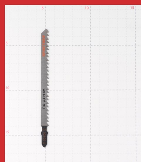 Пилки для лобзика Практика T301DL (035-813) по дереву L110 мм быстрый рез (2 шт.)