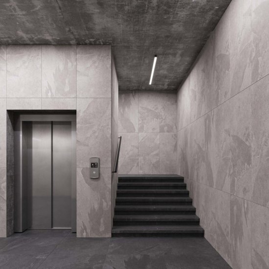 Керамогранит Estima Terra TE02 серый ректифицированный неполированный 1600х800х11 мм (1 шт.=1,28 кв.м)