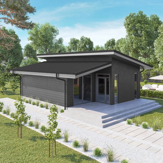 Лист волнистый Ондулин Smart серый 1,95х0,95 м 3 мм