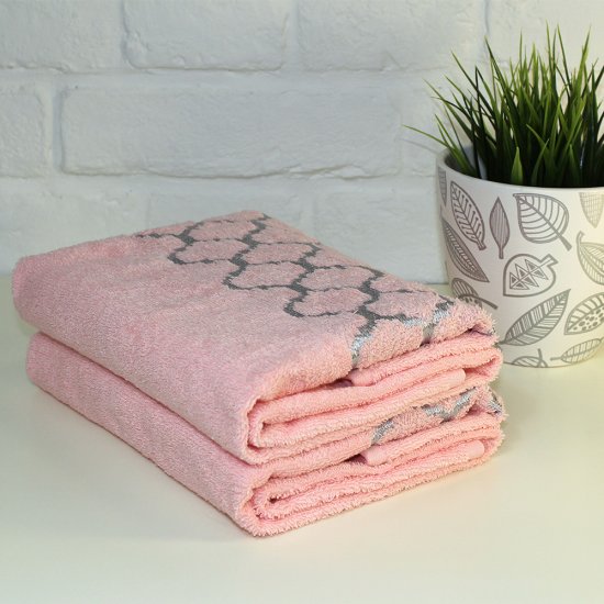 Полотенце махровое Belezza Дрезден 50х80 см розовое