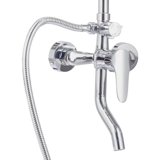 Душевая система Mist с верхним душем с лейкой с изливом хром (HB 5519308C-01-81)