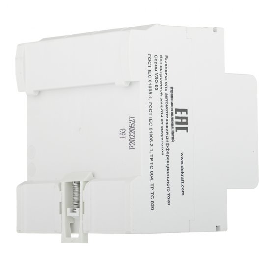 УЗО Dekraft УЗО-03 63А 3P+N тип AC 30 мА 6 кА компактное (14236DEK)