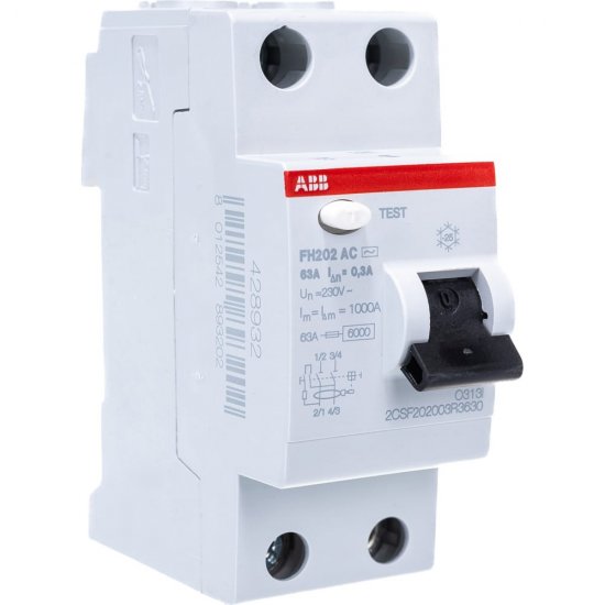 Выключатель дифференциального тока ABB FH202
