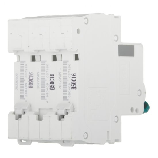 Автоматический выключатель модульный Dekraft BA-103 3P 16А тип C 6 кА 230/400 В (12305DEK)