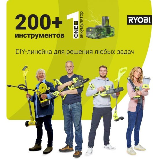 Эксцентриковая шлифмашина Ryobi ONE+ R18ROS-0