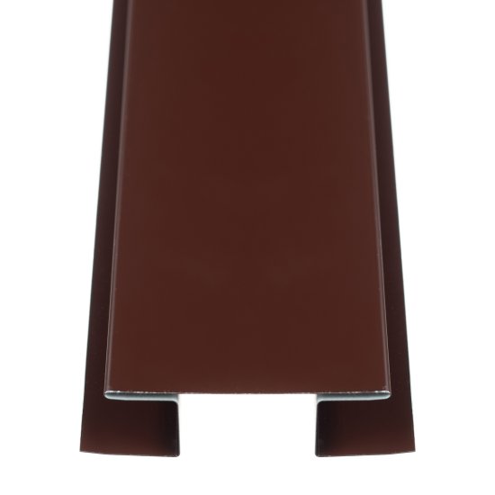 H-профиль металлический Grand Line коричневый RAL 8017 2 м