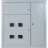 Народный четырехквартирный корпус этажного щита TDM ELECTRIC SQ0905-1338