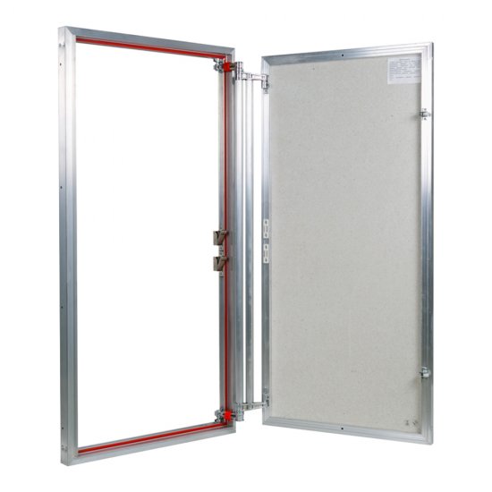 Люк ревизионный под плитку Практика EuroFormat-R алюминиевый 600х1200 мм скрытый нажимной