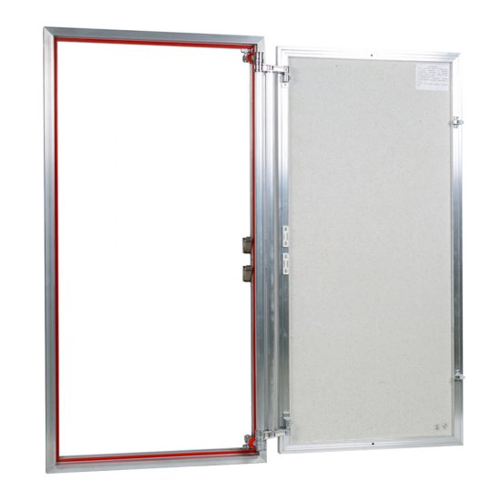 Люк ревизионный под плитку Практика EuroFormat-R алюминиевый 600х1200 мм скрытый нажимной