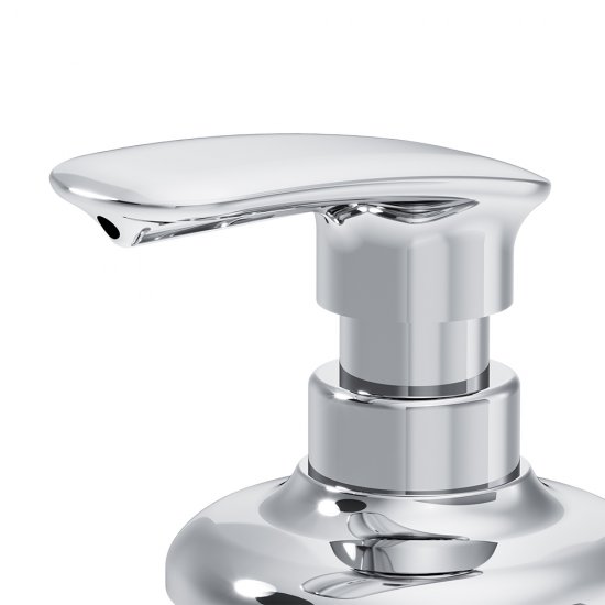 Дозатор для мыла AM.PM Sensation с держателем стекло матовый/металл хром (A3036900)