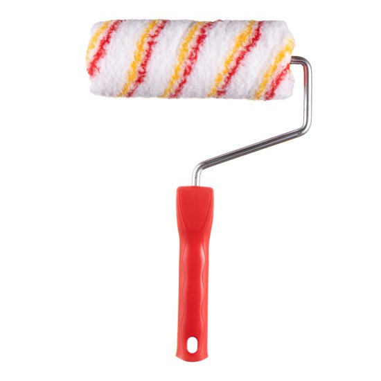 Валик полиэстер 180 мм d45 мм ворс 16 мм для водной основы с ручкой Beorol Hobby