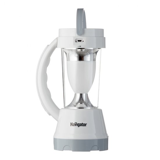 Фонарь кемпинговый Navigator светодиодный 16 LED 1 Вт аккумуляторный Li-Ion 2400 мАч пластик (947740)