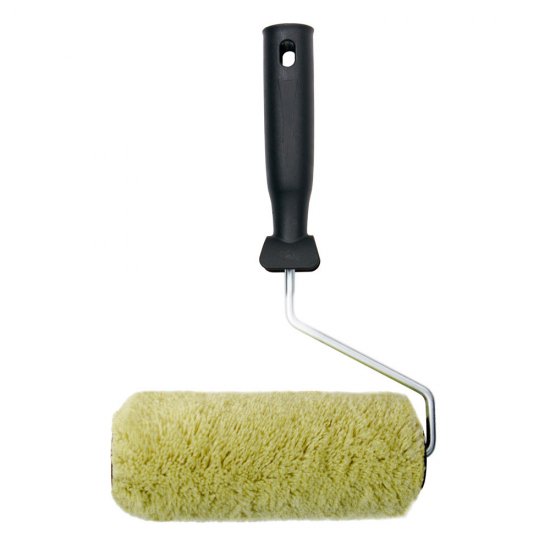 Валик полиакрил 180 мм d45 мм ворс 18 мм для водной основы с ручкой Hesler Leipzig