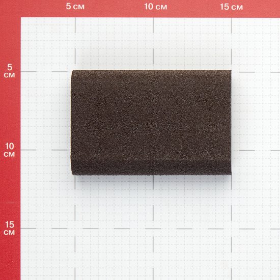 Брусок шлифовальный Flexifoam Round Block 98х69х26мм Р100 влагостойкий скошенный