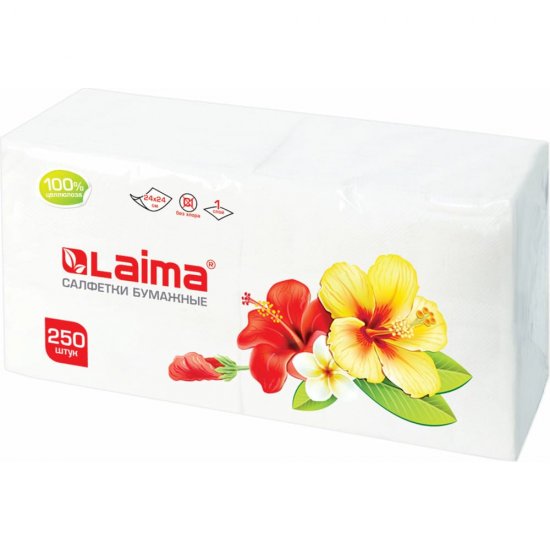 Бумажные салфетки LAIMA 128728