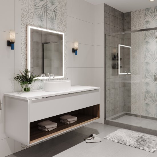 Плитка облицовочная Lavelly City Jungle Ceramic Puzzle белая 500х250х9 мм (13 шт.=1,625 кв.м)